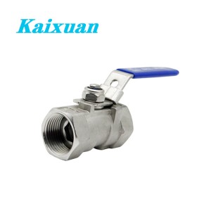 Cheapest Factory Stainless Steel 316 1 PC Design Ball Valve No Leakage for Low Temperature 1000 Psi 1/4 Female NPT Ball Valve