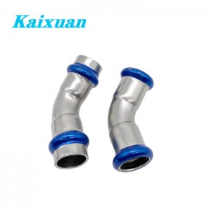 45° Elbow M & V Contour Press Fittings