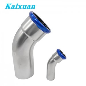 45° Street Elbow M-Contour Press Fittings