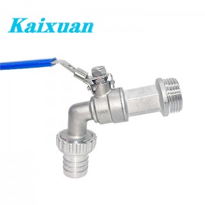 Bibcock Ball Valve With Hose Barb