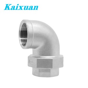 Chinese Professional 90 Degree Female Elbow Fitting Threaded Pipe Union