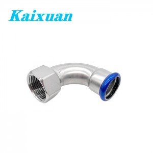 90° Female Elbow M-Contour Press Fittings