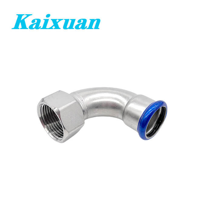 90° Female Elbow M-Contour Press Fittings
