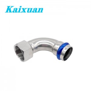 90° Female Elbow V-Contour Press Fittings