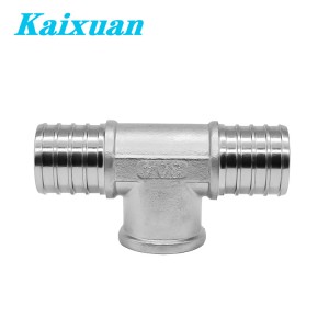 PEX Crimp Tee Female Drop
