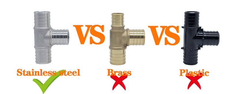Stainless Steel PEX Fittings VS Brass