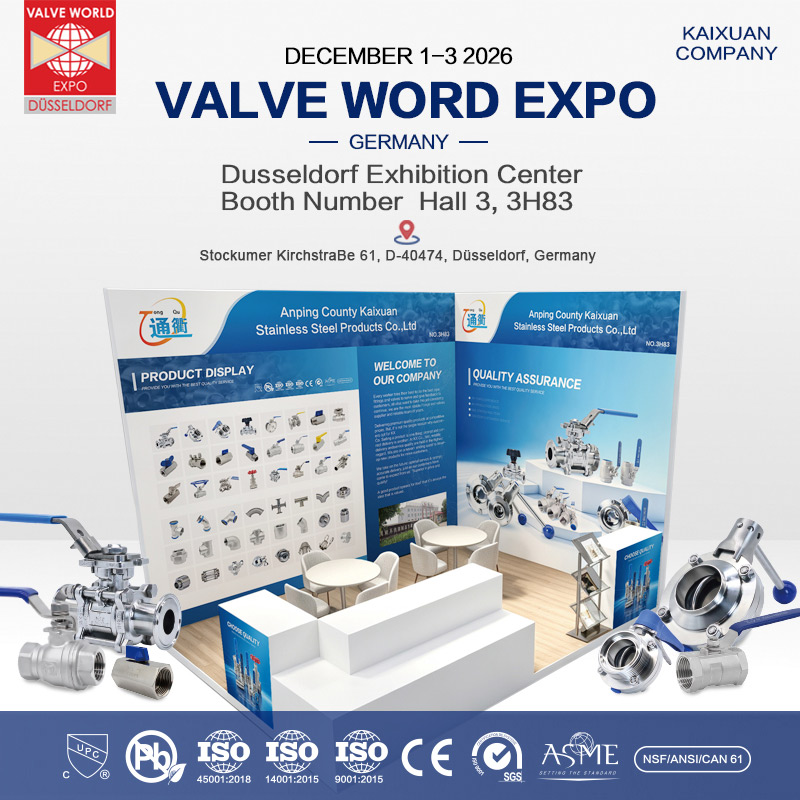 Sazināsimies izstādē VALVE WORLD EXPO 2026 – 3. stendu zāle, 3H83