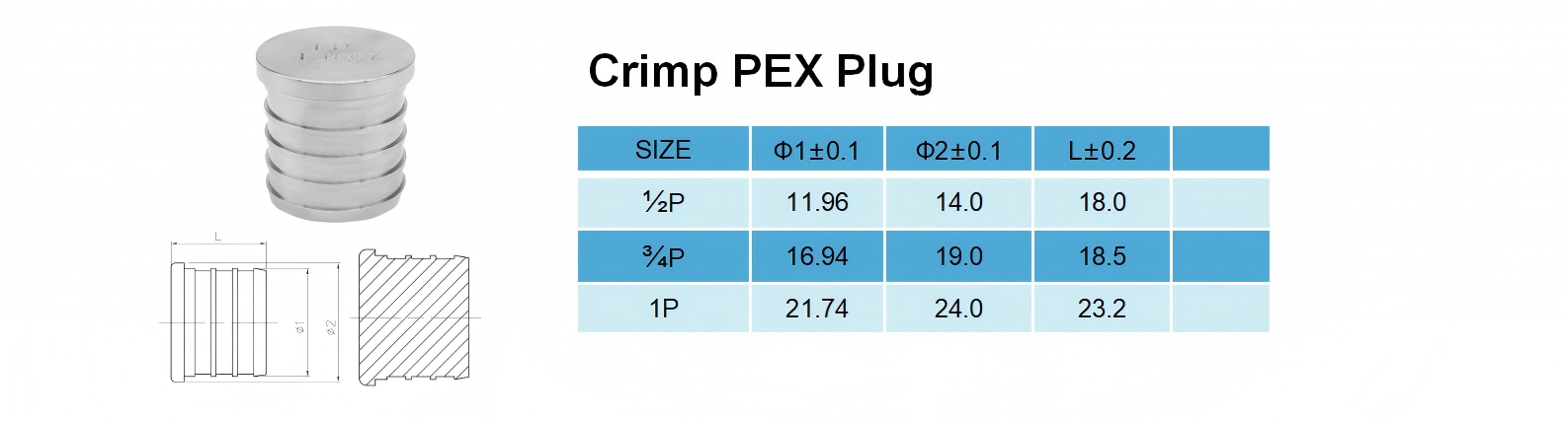 PEX Crimp Plug
