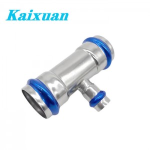Reducing Tee V-Contour Press Fittings