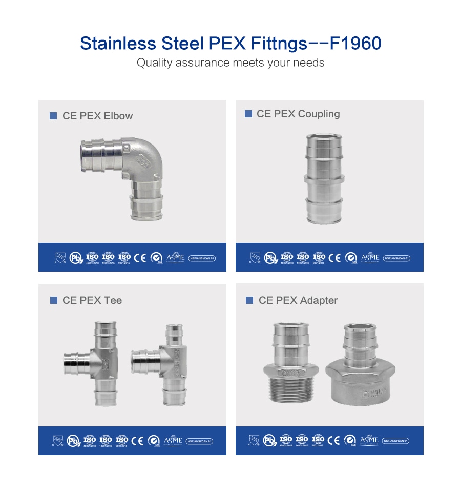 Stainless Steel PEX Fittngs--F1960