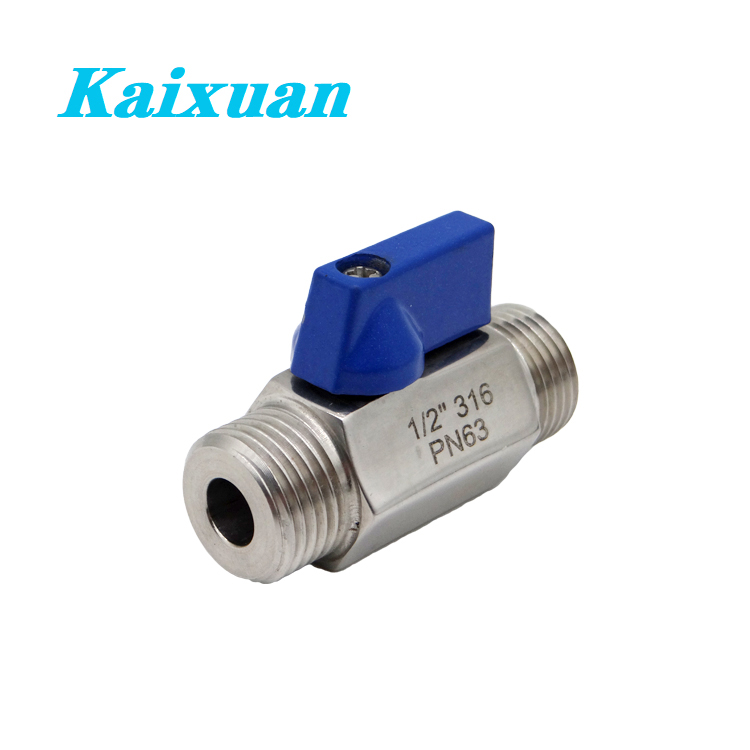 Online Exporter Ss 3 Way Ball Valve - Mini ball valve – Kaixuan detail pictures