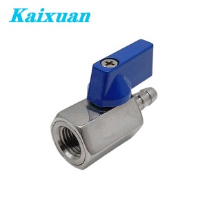 Mini Hose Barb Female Ball Valve