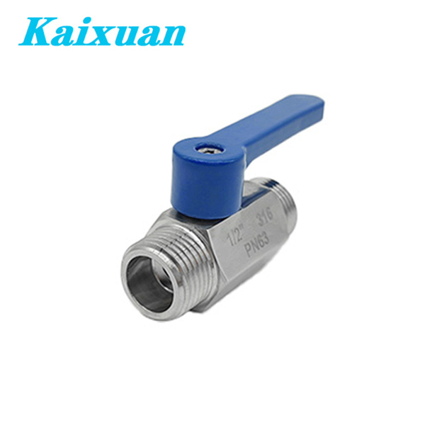 Mini Male Ball Valves Long Handle