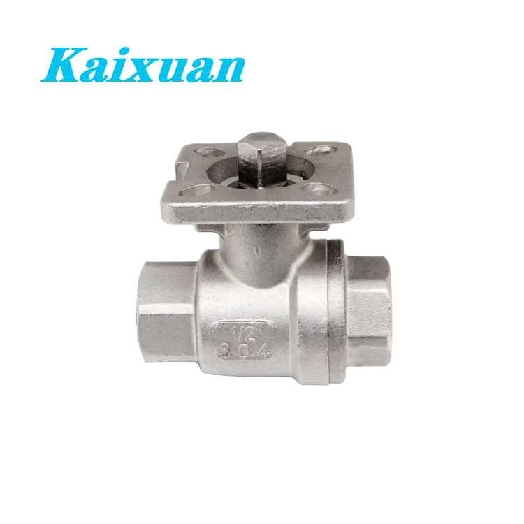 New Fashion Design for Stainless Steel Pipe Coupling - ISO5211 2PC Ball Valve Mounting Pad with handle – Kaixuan detail pictures