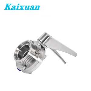 Male Butterfly Valve Wd Type Stainless Steel Multi-Position Handle