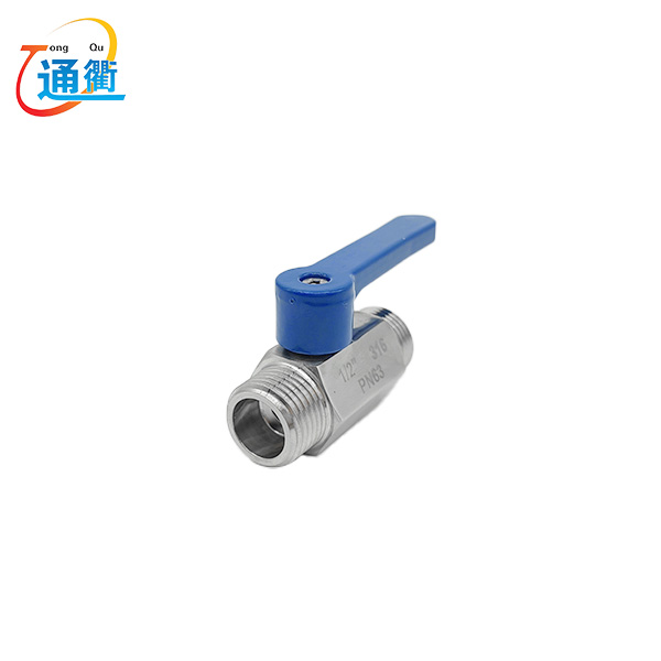 Factory directly Short Handle Female Male BSPP Stainless Steel 304 316 Mini Ball Valve