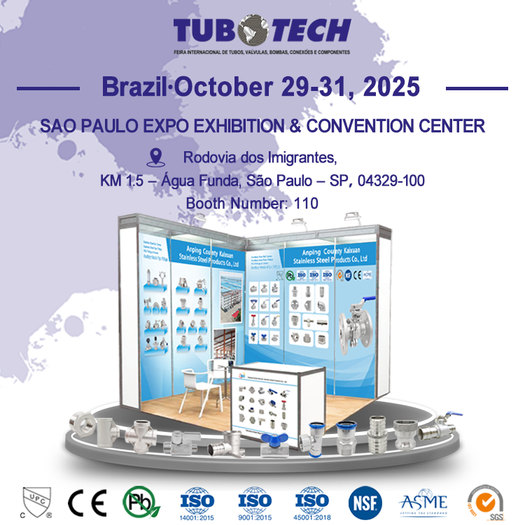 Discover Excellence in Stainless Steel Pipe Fittings and Valves: Join Us at the São Paulo Expo in 2025!