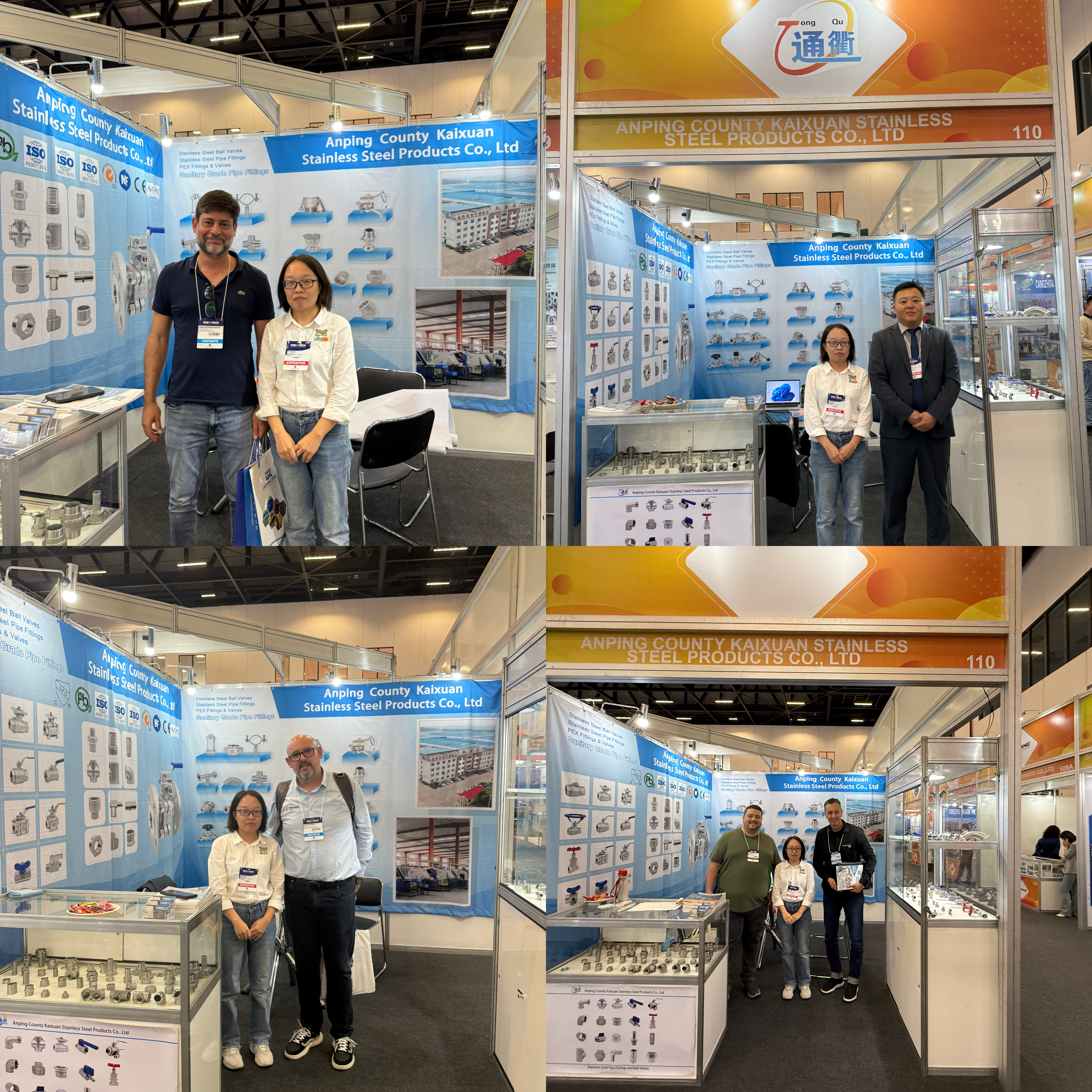 Triumph received high praise from customers at the exhibition in Brazil,  The new series of sanitary products got off to a good start.